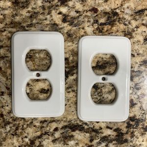 Ceramic outlet plates, set of 5 | Antique | Vintage | Farmhouse